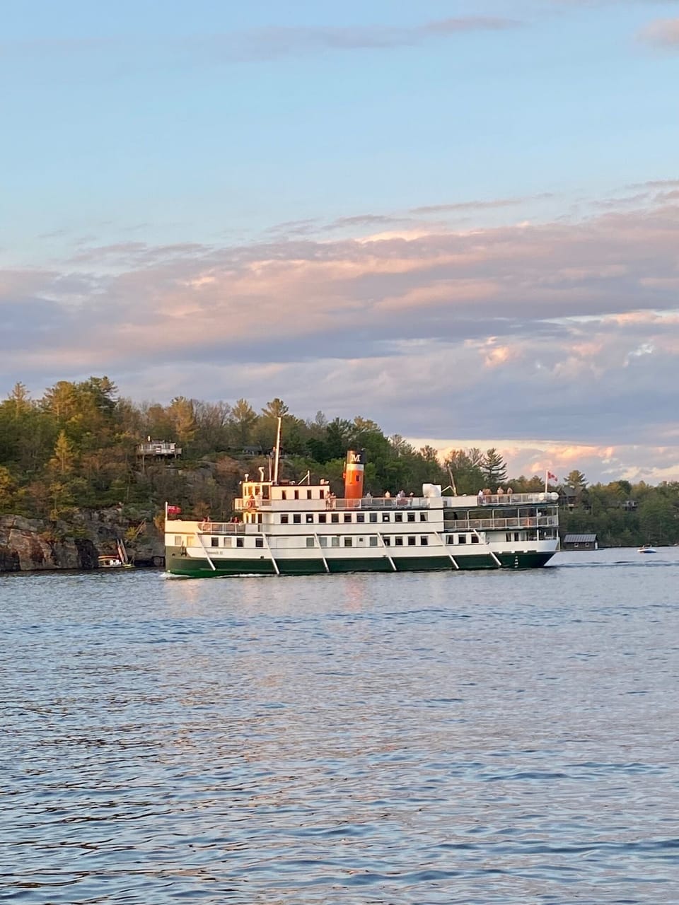 Not a postcard - photo taken from our dock