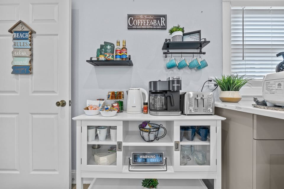 Gourmet Coffee & Tea Bar:  Features Starbucks Coffees & Variety of Teas!