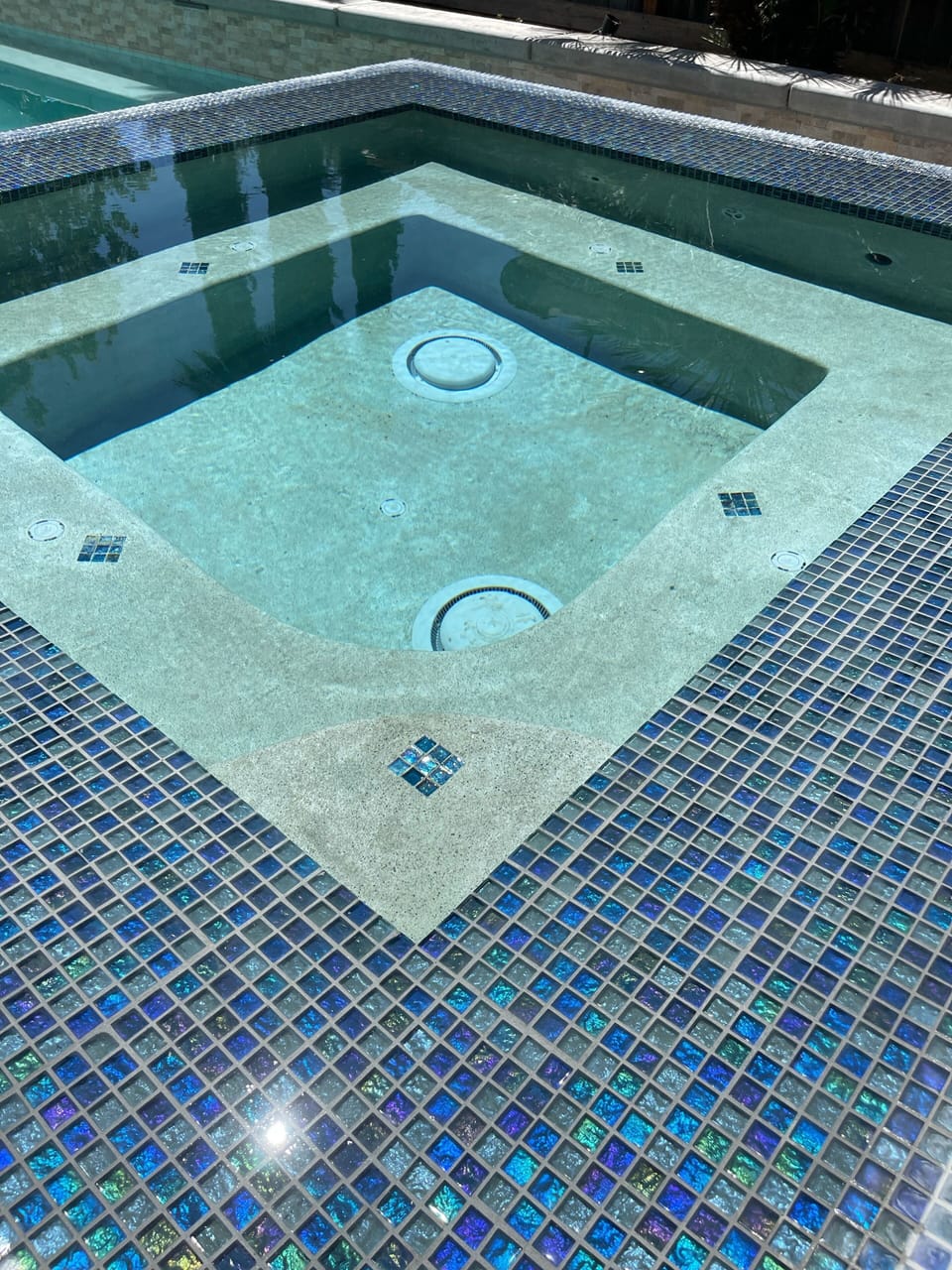 Infinity Spa can fit 8-10 people