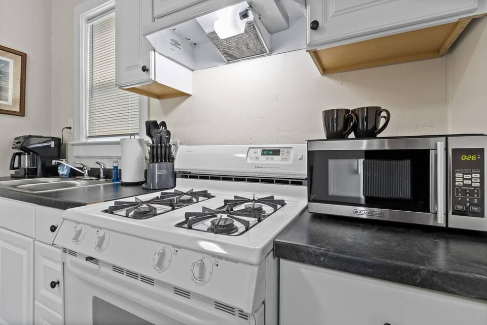 Fully stocked kitchen