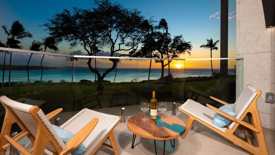 Breathtaking sunsets from your private ensuite balcony