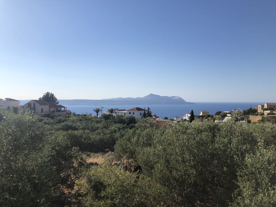 Unobstructed views of beautiful Crete