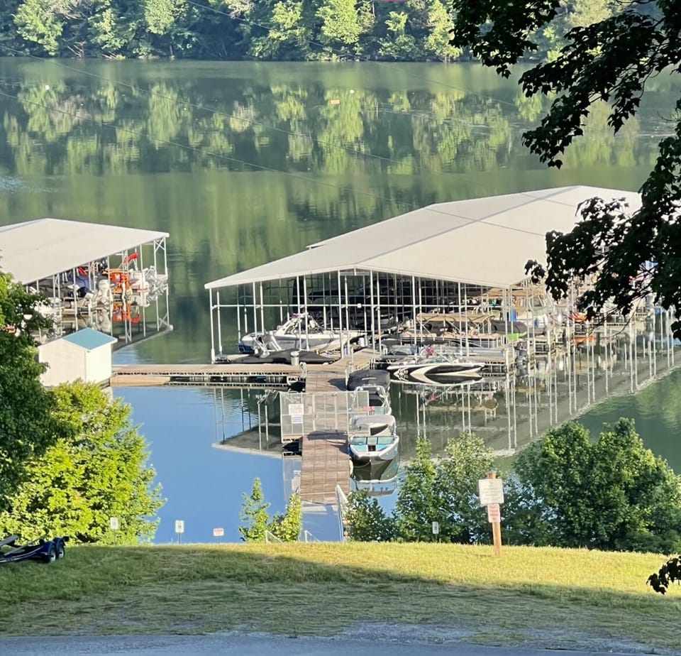 This is a view overlooking Four Seasons Marina, not a view from property. 