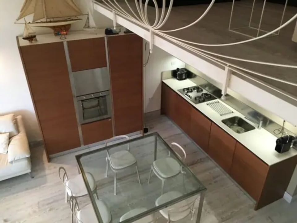 Kitchen in the living room