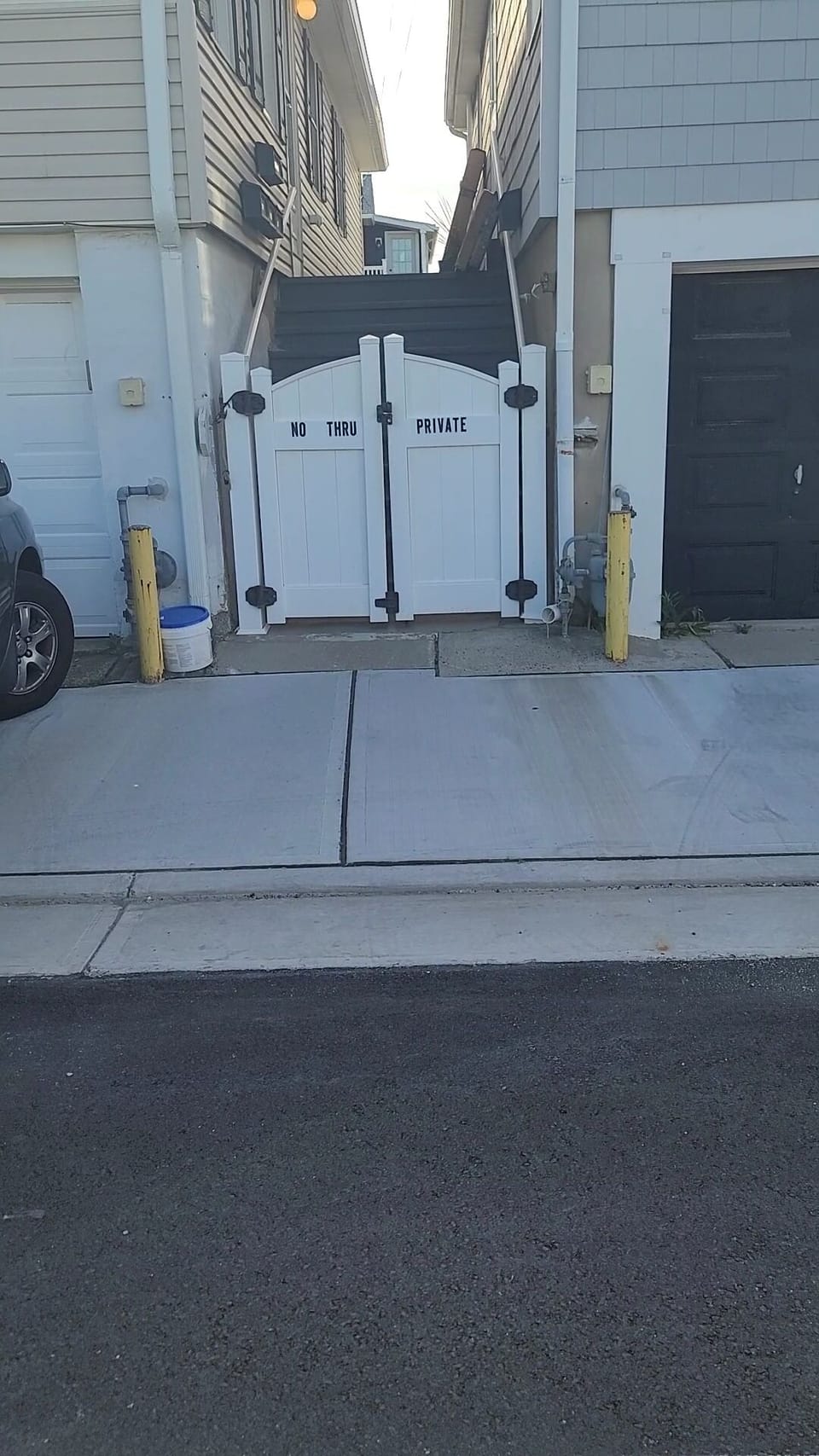 gate entrance to condo association 