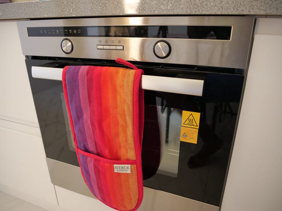 Modern kitchen appliances.
