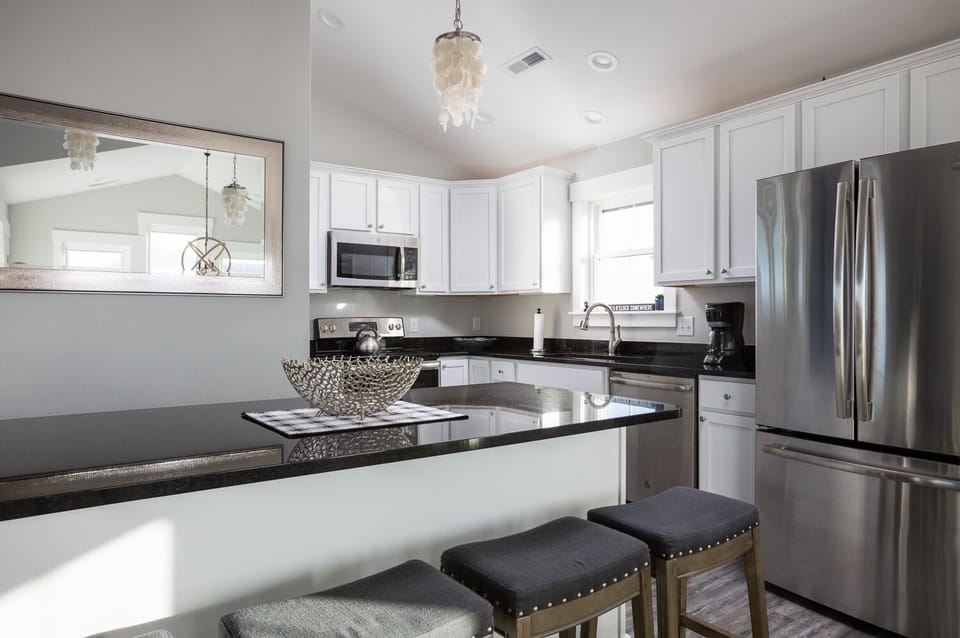Large fully stocked kitchen