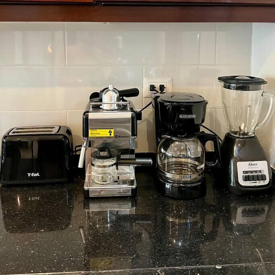 appliances and espresso machine