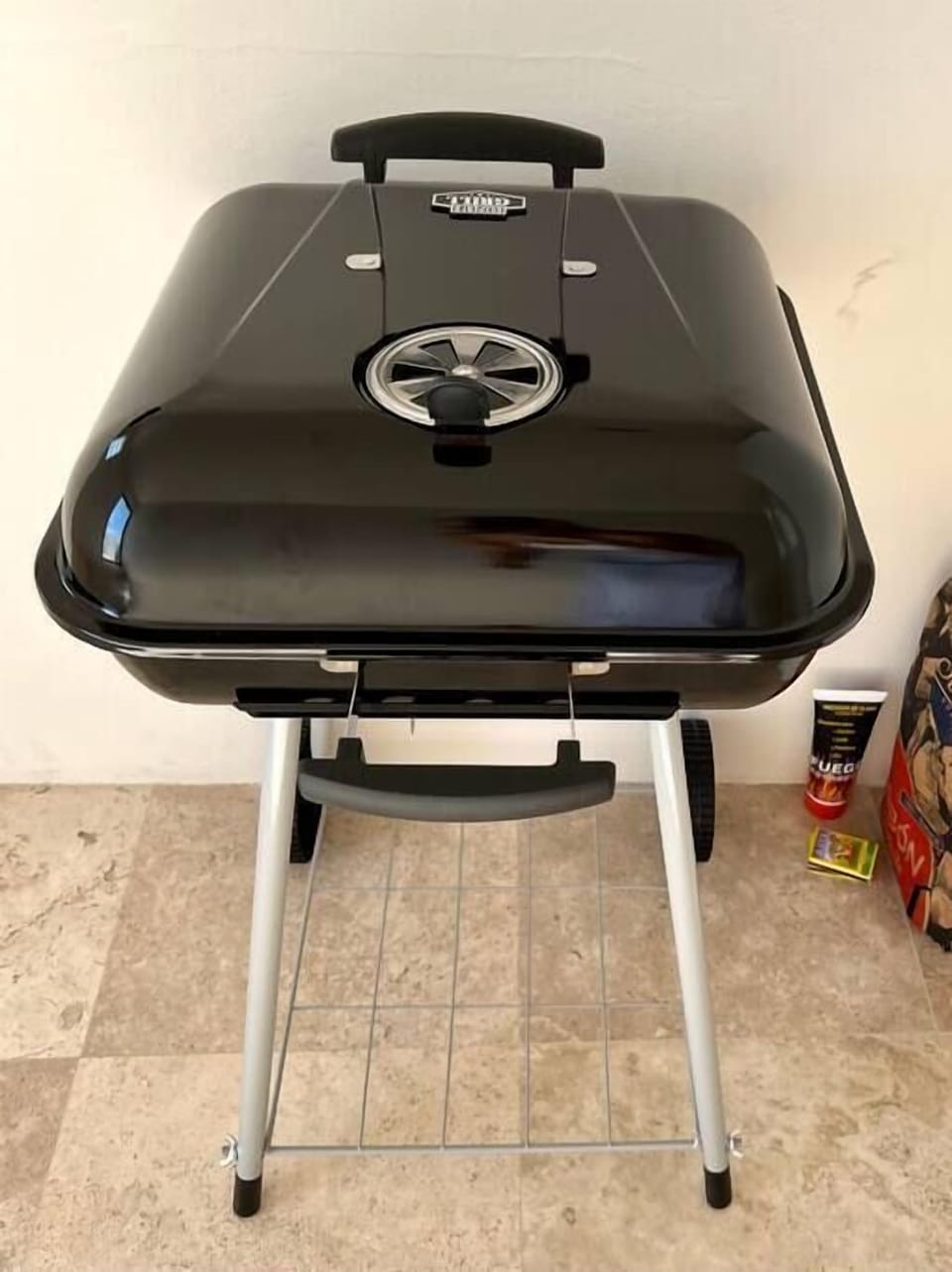 Grill for private rooftop deck