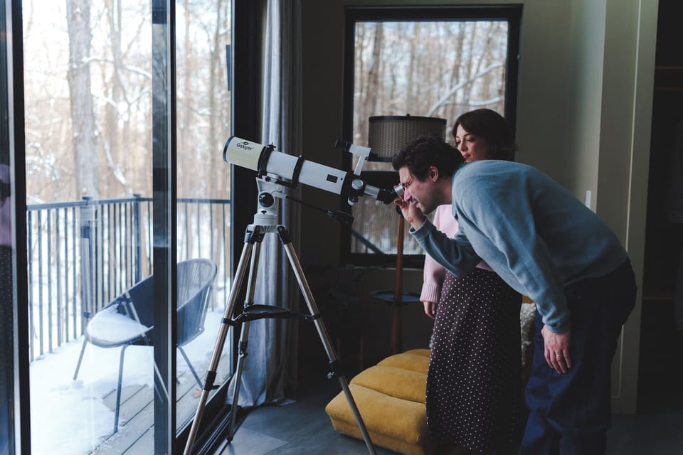 Stargazing is a special moment in the country.