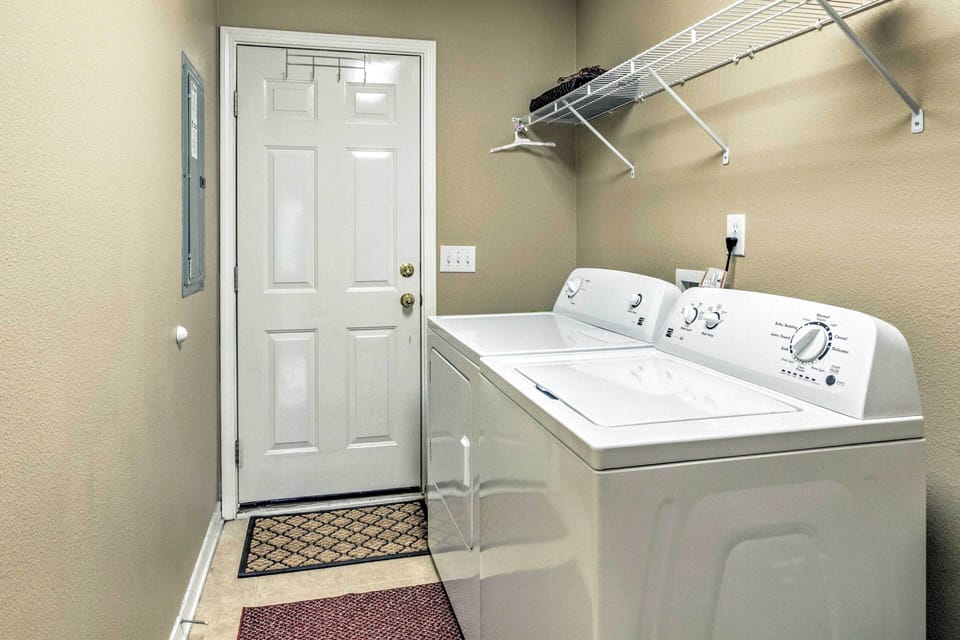 Laundry Area | Washer/Dryer | Iron/Board