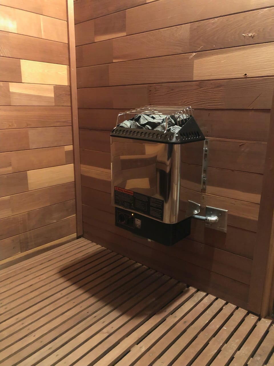 Sauna in master bath