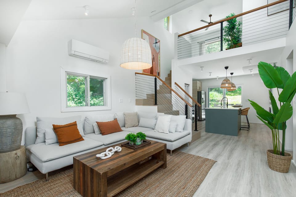 Open concept layout 