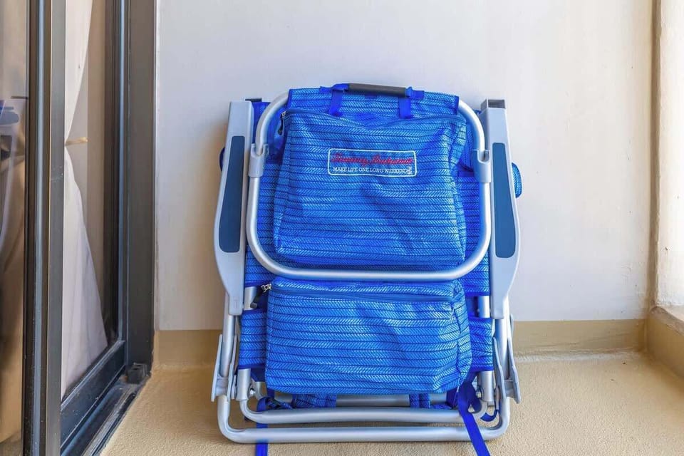 We provide 2 beach chairs for guests' use