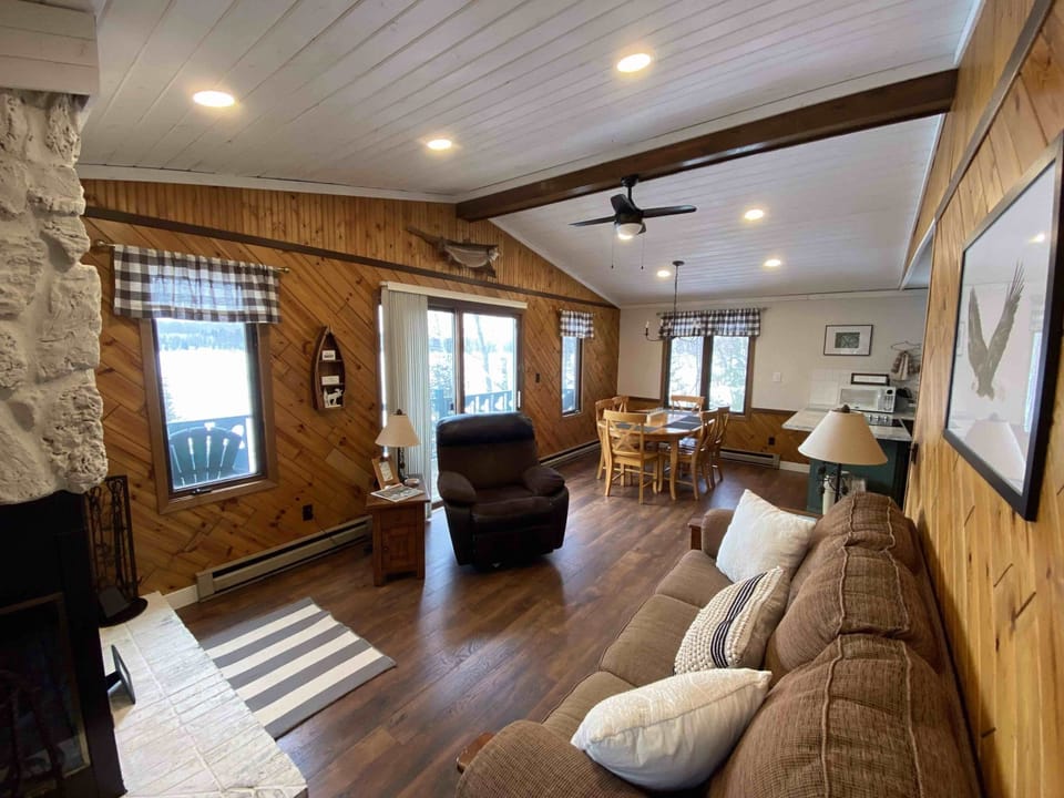 Upstairs living room and dinning room.