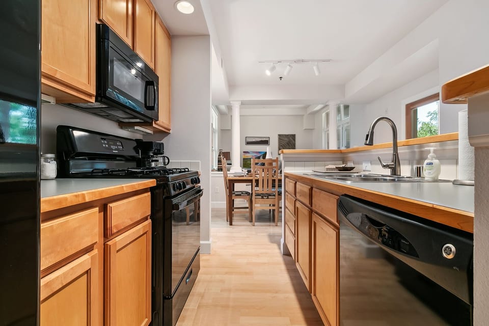 Open Concept | Kitchen, Dining and Living Area