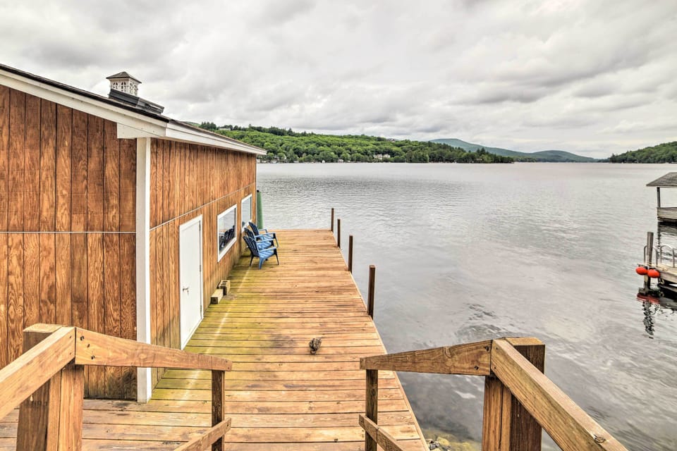 Dock & Lake Access | Water Sports & Fishing | 12 Mi to Gunstock Mountain Resort
