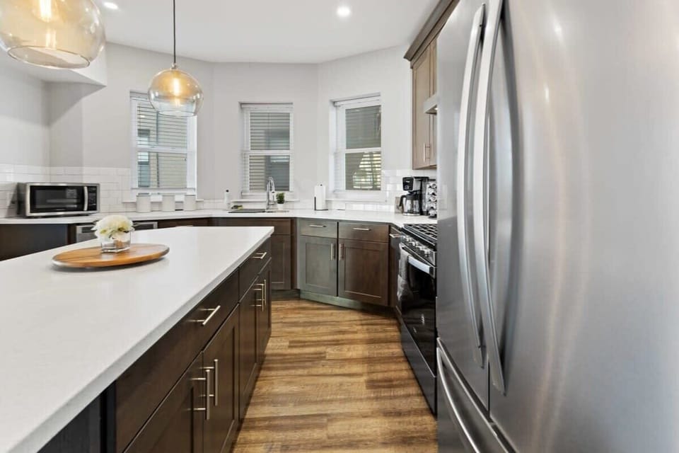 Fully-equipped kitchen area