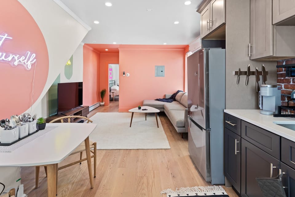 Stay and play in this chic apartment styled and designed with your comfort in mind