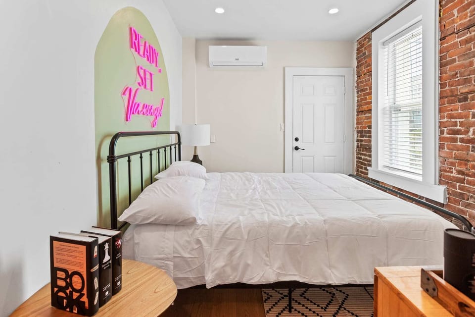 Wake feeling refreshed in the cozy, sun-filled bedroom