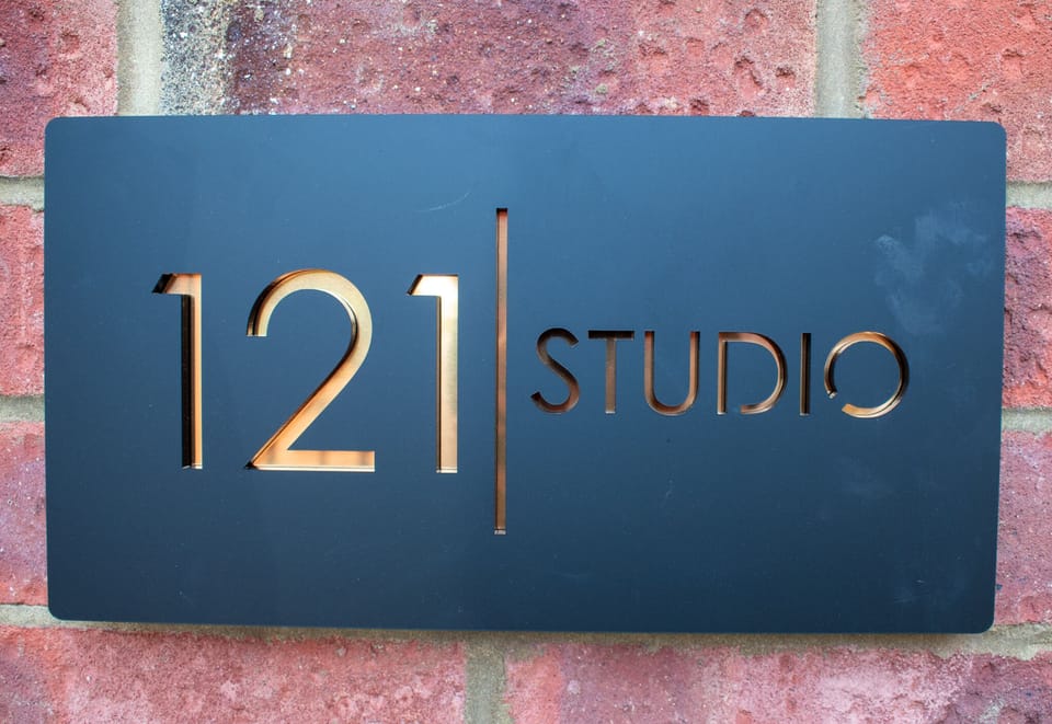 121 Studio Sign
