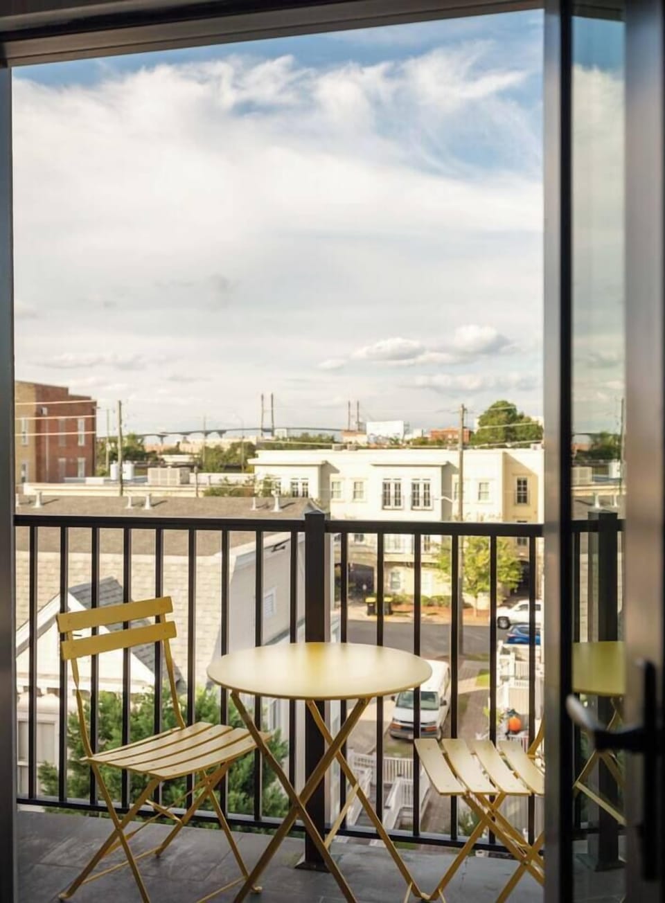 Private balcony for coffee or tea time!