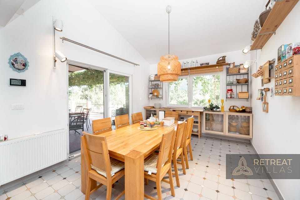 High chair for kids available if needed.