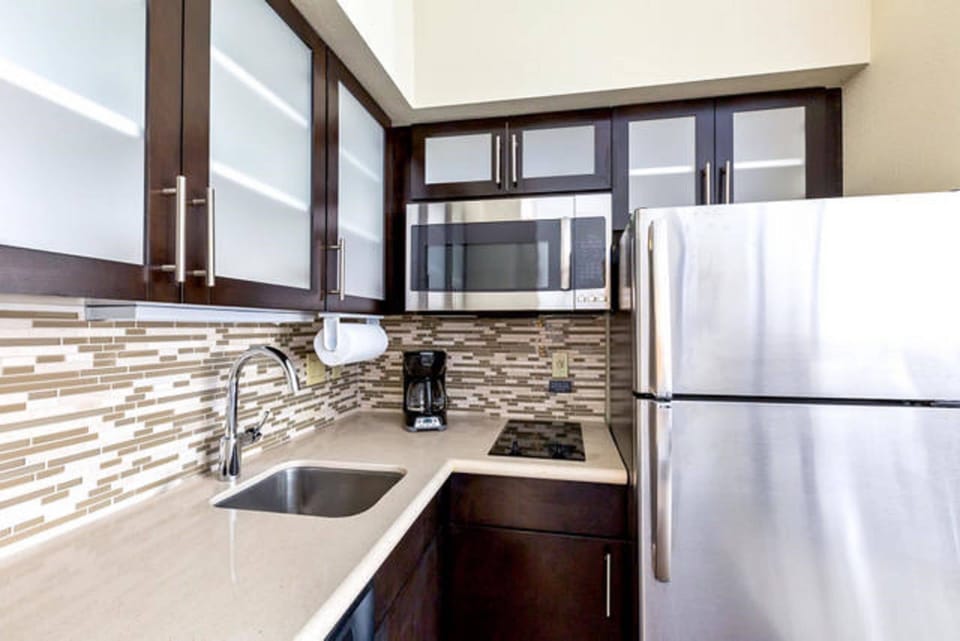 Prepare meals in the comfort of your very own equipped kitchen.
