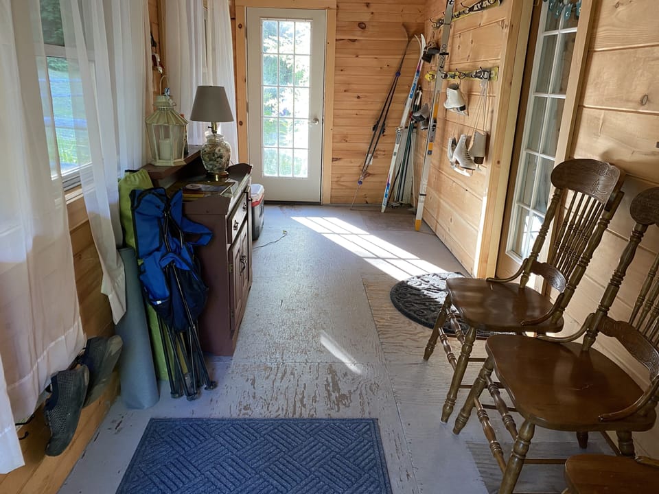 Entrance to the mudroom