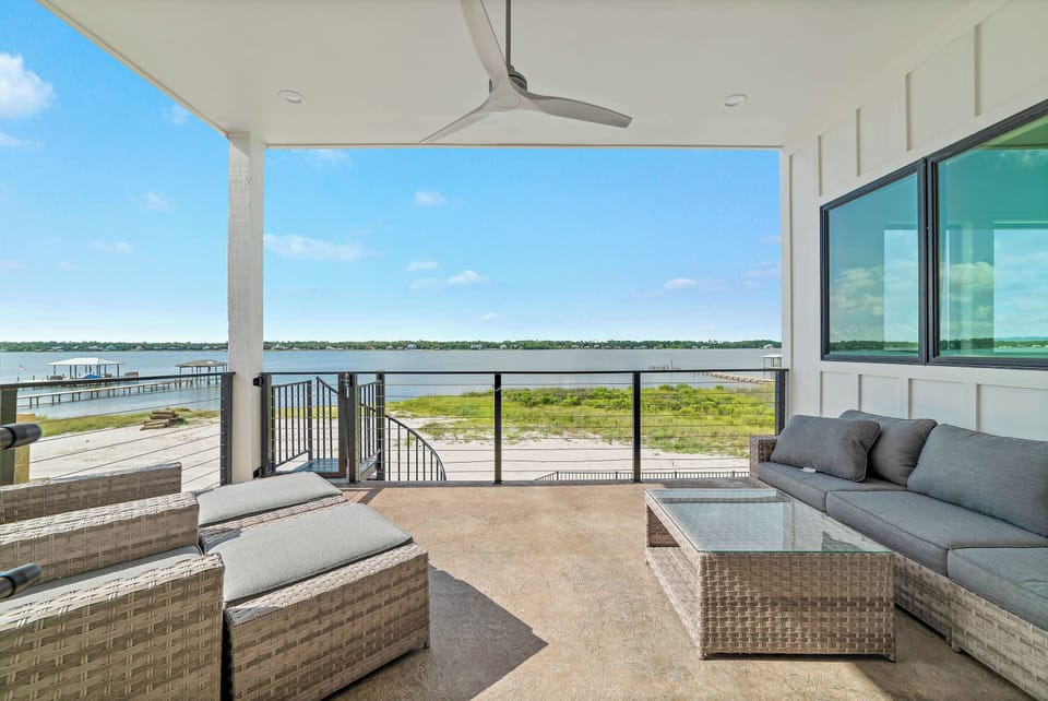 second floor patio