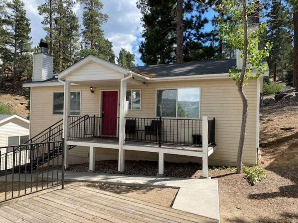 Serenity is found in a secluded cabin near the lake.