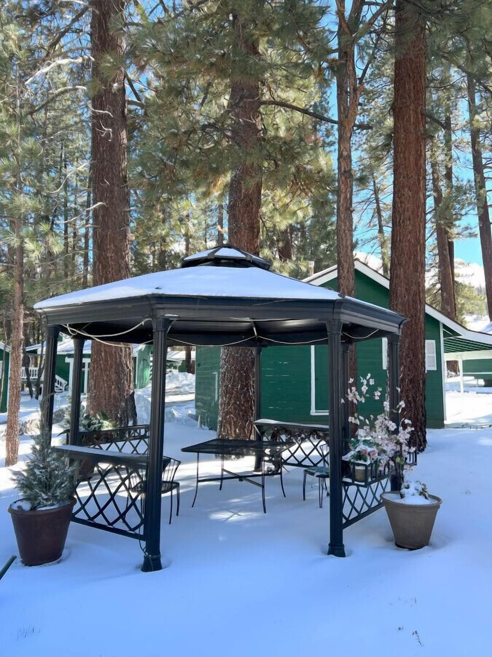 Common Area Seats & Charcoal BBQ