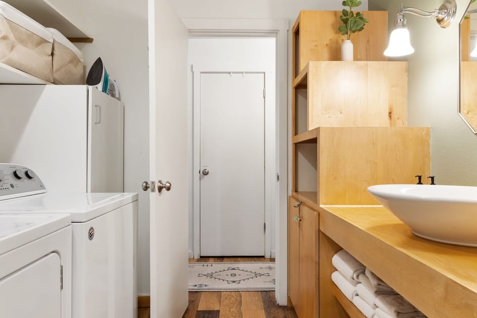 Bathroom with Laundry