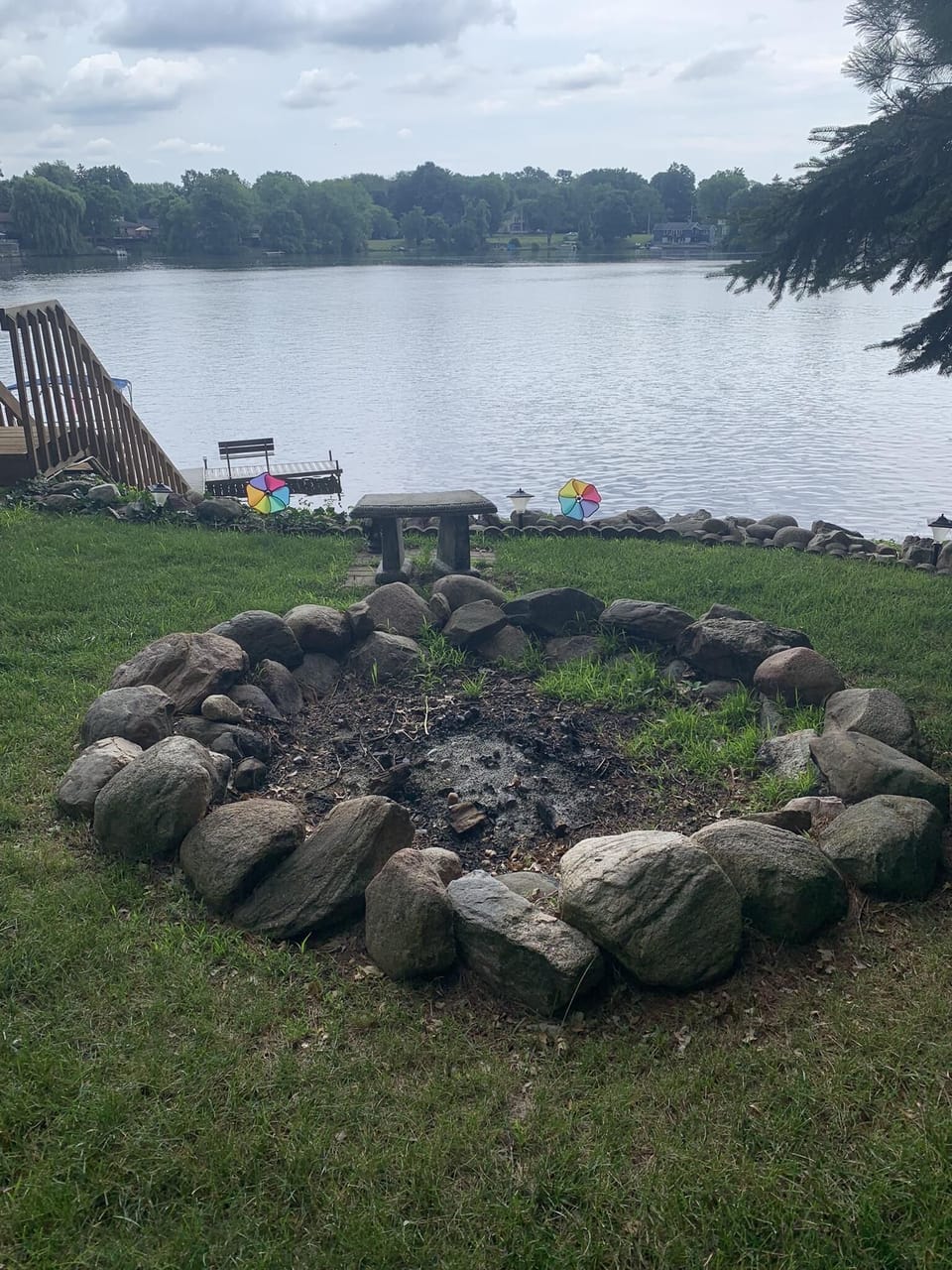 Fire pit area