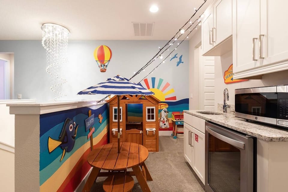 Kids will love the play Seaside Cafe play area.