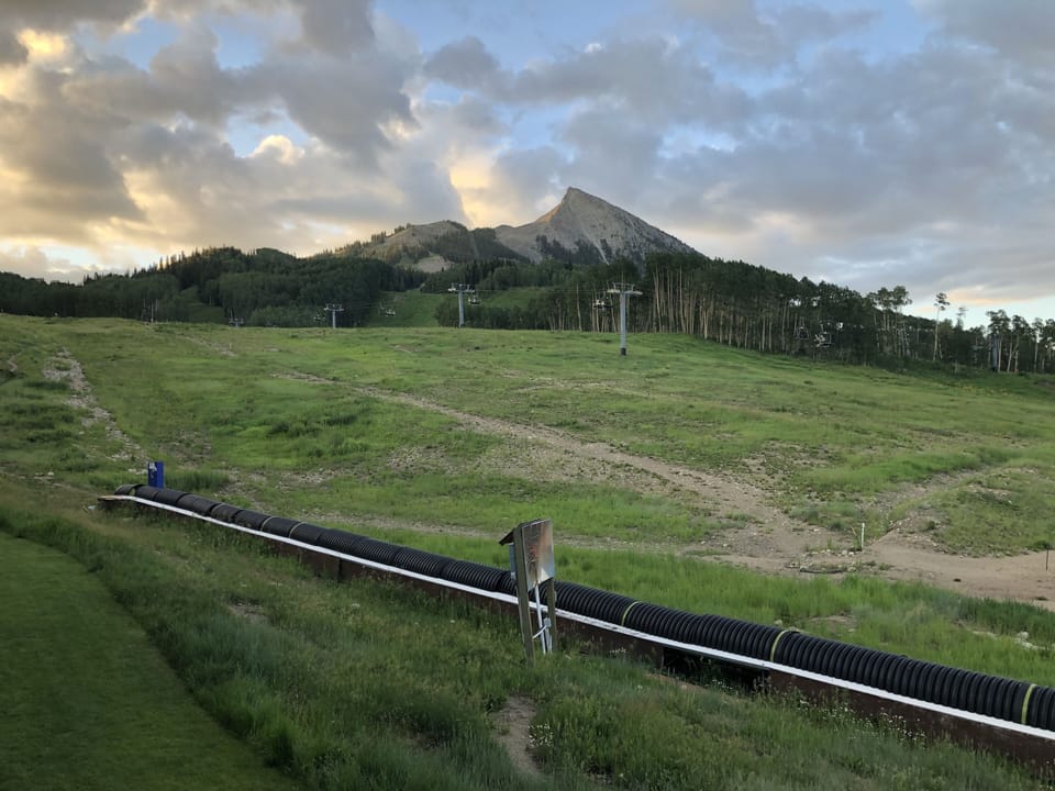 Summer view from deck