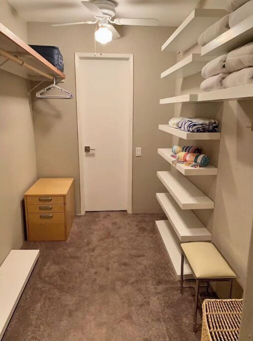King Master walk-in closet