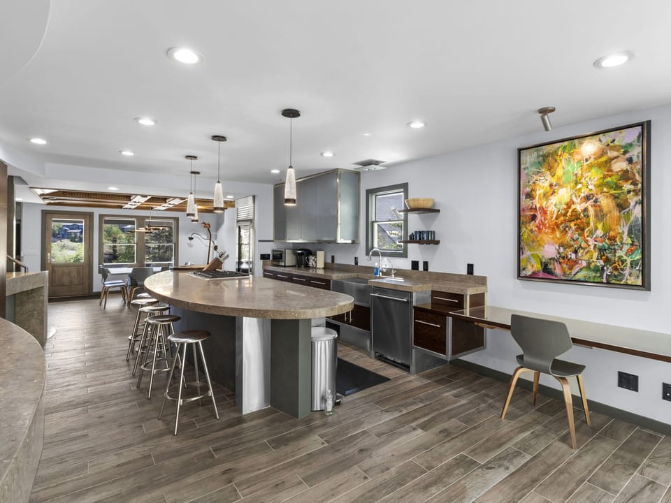 Chef Kitchen with Original Art