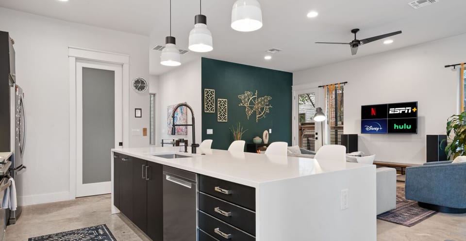 Chop, chill, and stream without missing a beat from this kitchen command center!