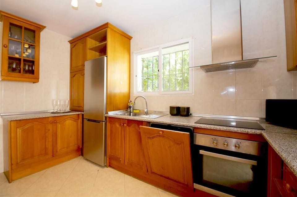 Fully fitted kitchen from a different angle