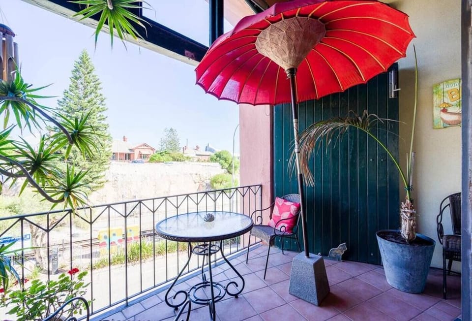 Balcony off the living space