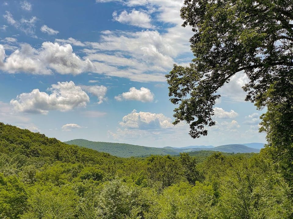 Stunning view of the Hudson Highlands and Fahnestock Park.