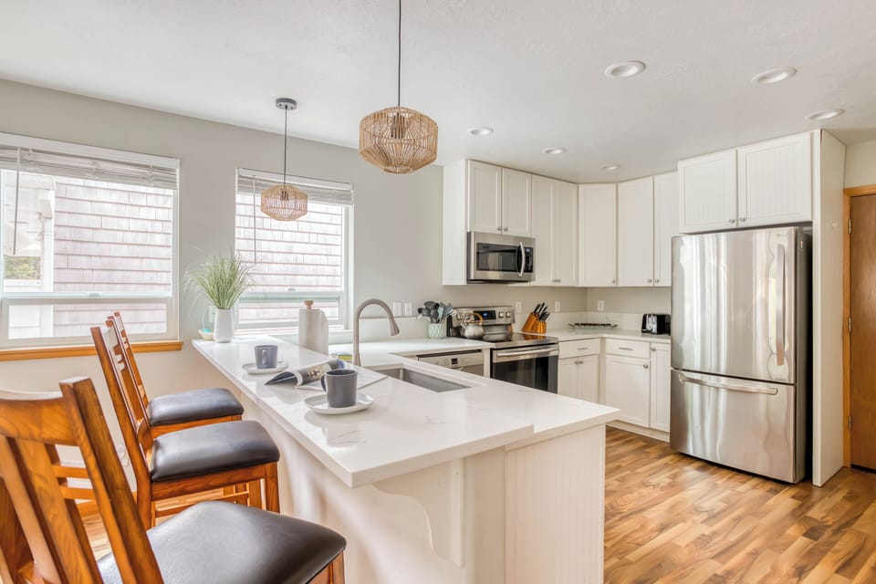 Kitchen Area with Appliances