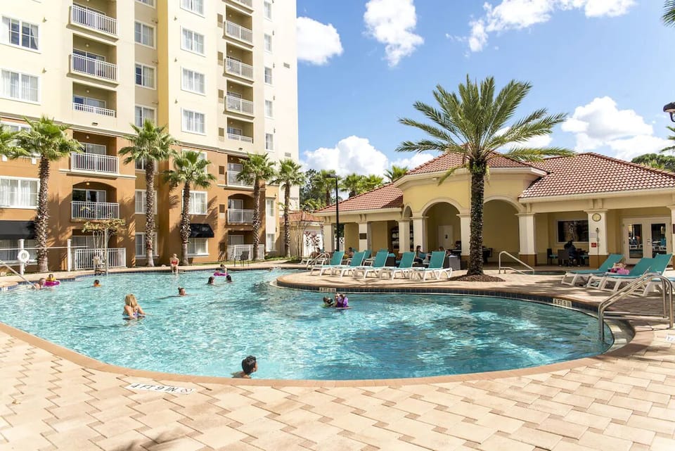 Our pool, hot tub, games, pool bar on property