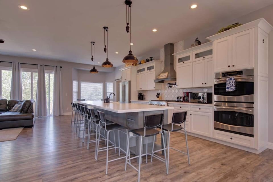 Huge kitchen and island