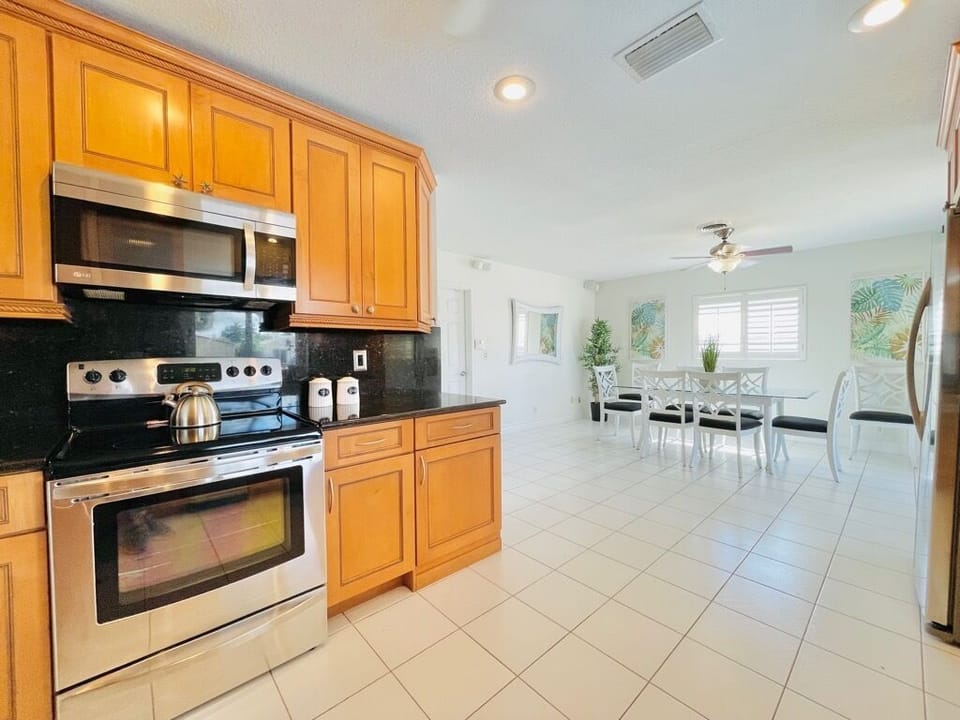 Big open kitchen