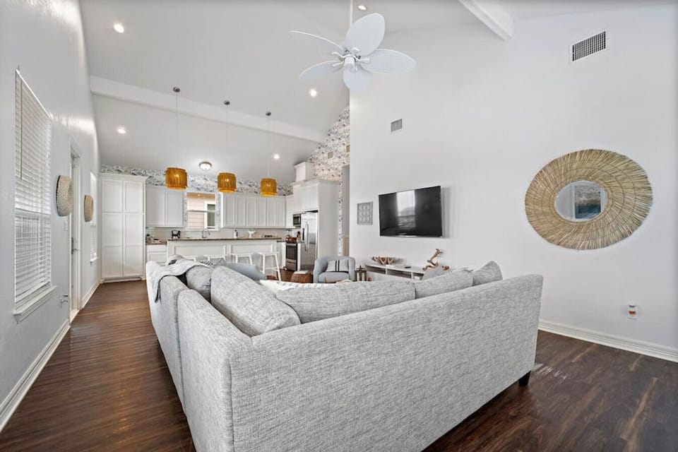 Curl up with a good book in the inviting living room