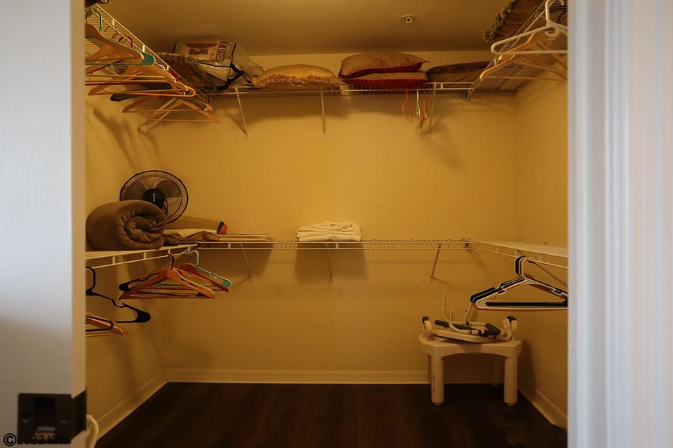 Walk In Closet in the Master Bedroom