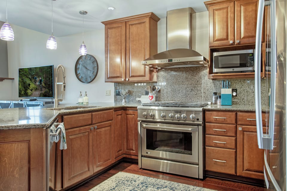 Kitchen with Stainless Steel Appliances