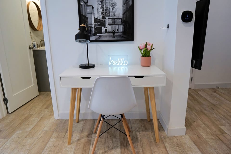 Desk for work (only if you needed it)